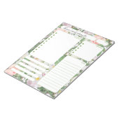 ヴィンテージバラ毎日のプランナーメモとTo Doリスト ノートパッド (アングル)