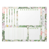 ヴィンテージバラ毎日のプランナーメモとTo Doリスト ノートパッド (正面)