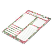 ヴィンテージバラ毎日のプランナーメモとTo Doリスト ノートパッド (アングル)