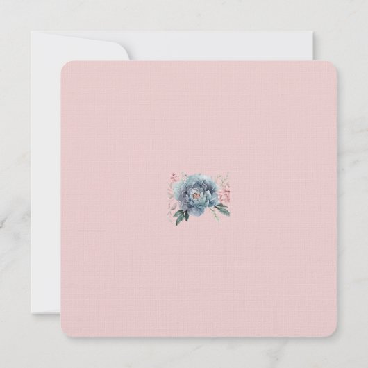 ヴィンテージバラ牡丹フローラマザーズデイブランチ 招待状 (裏面)