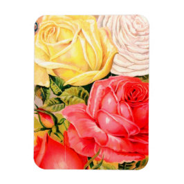 ヴィンテージバラ磁石 マグネット