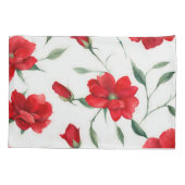 ヴィンテージバラ紅花模様寝具エレガント具 枕カバー (裏面)