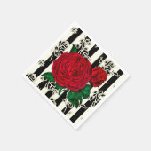ヴィンテージバラ紙ナプキンス スタンダードカクテルナプキン (角)
