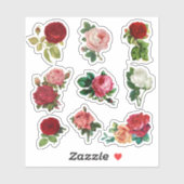 ヴィンテージバラ結婚のスクラップブックシール シール (シート)