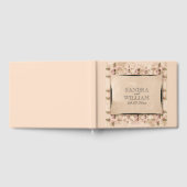 ヴィンテージバラ結婚ズゲストブック ゲストブック (全面)