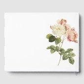 ヴィンテージバラ結婚ズゲストブック ゲストブック (裏面)