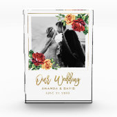 ヴィンテージバラ結婚ズKeepsake Newlyweds フォトブロック (正面)