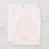 ヴィンテージバラ結婚式招待状 招待状 (裏面)