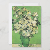 ヴィンテージバラ花卒業式パーティー 招待状 (裏面)