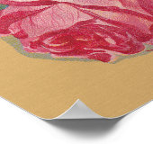 ヴィンテージバラ花屋サイン ポスター (角)