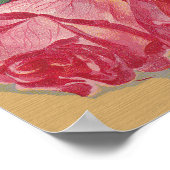 ヴィンテージバラ花屋サイン ポスター (角)