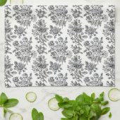 ヴィンテージバラ花柄 キッチンタオル (折り畳み)