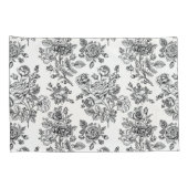 ヴィンテージバラ花柄 枕カバー (裏面-右)