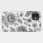 ヴィンテージバラ花柄 Case-Mate iPhoneケース (裏面(横))