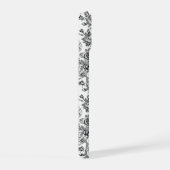 ヴィンテージバラ花柄 iPhone 15ケース (右側面)