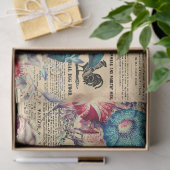 ヴィンテージバラ花 薄葉紙 (ギフト)