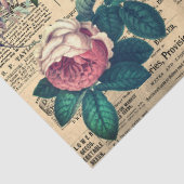 ヴィンテージバラ花 薄葉紙 (詳細)