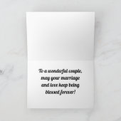 ヴィンテージバラ記念日カード カード (内部)