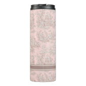 ヴィンテージバラ金ゴールドトイレデジュイ印刷 タンブラー (裏面)