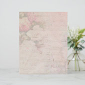 ヴィンテージバラ金ゴールドフローラミュージックノート (スタンド正面)