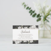 ヴィンテージバラ金ゴールド結婚のスケジュール エンクロージャーカード (スタンド正面)