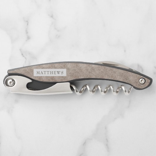 ヴィンテージバラ金ゴールド結婚ズモノグラム ソムリエナイフ (正面)