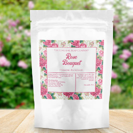 ヴィンテージバラ防水浴塩類ラベル スパークリングワインラベル