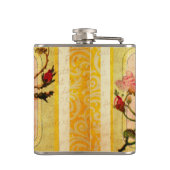 ヴィンテージバラ香水フラスコ フラスク (裏面)