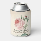 ヴィンテージバラ100番目の誕生祝いクーラーボックス 缶クーラー (缶裏面)