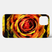 ヴィンテージバラ1 iPadケース Case-Mate iPhoneケース (裏面 (横))