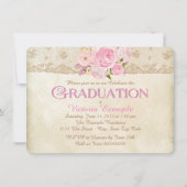 ヴィンテージバラ2015年卒業 招待状 (裏面)