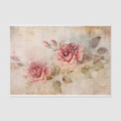 ヴィンテージバラ4 Decopage紙 薄葉紙 (正面)