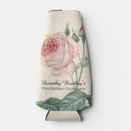 ヴィンテージバラ70番目の誕生祝いボトル ボトルクーラー