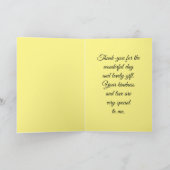 ヴィンテージバラ-あなたのグリーティングカード カード (内部)