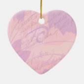 ヴィンテージバラ、オーナメント セラミックオーナメント (裏面)