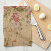 ヴィンテージバラ キッチンタオル (四つ折り)