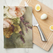ヴィンテージバラ キッチンタオル (四つ折り)