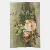 ヴィンテージバラ キッチンタオル (縦)