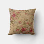 ヴィンテージバラ クッション (裏面)