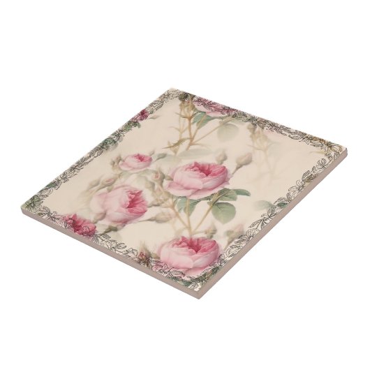 ヴィンテージバラ タイル (側面)