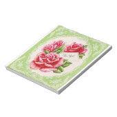 ヴィンテージバラ ノートパッド (回転)