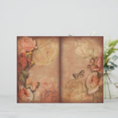 ヴィンテージバラ&バタフライシャビージャンクジャーナルページ (スタンド正面)