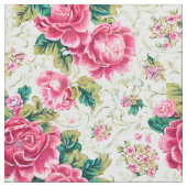 ヴィンテージバラ ファブリック (クローズアップ)