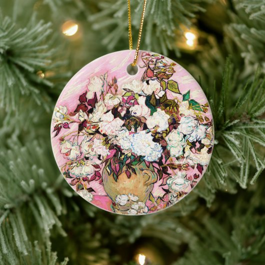 ヴィンテージバラ、ファン・ゴッホ セラミックオーナメント (ツリー)