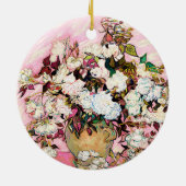 ヴィンテージバラ、ファン・ゴッホ セラミックオーナメント (裏面)