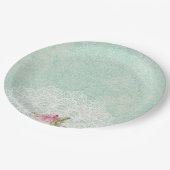 ヴィンテージバラ ペーパープレート (アングル)