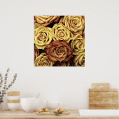 ヴィンテージバラ ポスター (キッチン)