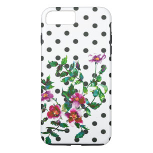 ヴィンテージバラ – ポルカドット iPhone 8 PLUS/7 PLUSケース