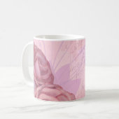 ヴィンテージバラ，マグカップ コーヒーマグカップ (正面左)