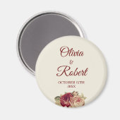 ヴィンテージバラ マグネット (正面/裏面)